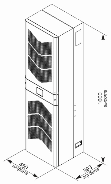 Кондиционер для шкафа настенный нержавеющая сталь UNISPLIT MHW-560E(3)SS UNIcontroller (аналог RITTAL 3189640)