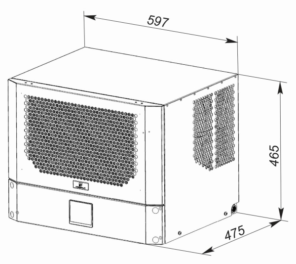 Кондиционер для шкафа потолочный UNISPLIT MHR-215S(1) UNIcontroller