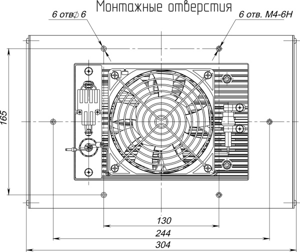 Термоэлектрический охладитель UNISPLIT-200-48-65-00