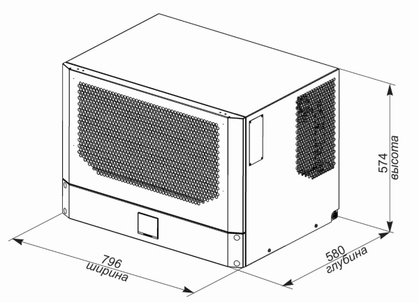 Кондиционер для шкафа потолочный UNISPLIT MHR-330S(1) UNIcontroller