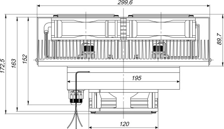 Термоэлектрический охладитель UNISPLIT-200-230-65-00