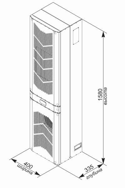 Кондиционер для шкафа настенный нержавеющая сталь UNISPLIT MHW-320E(1)SS