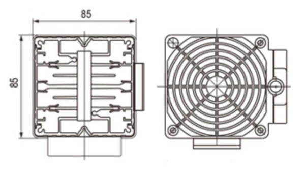 Нагреватель с вентилятором UNISPLIT 402S-250