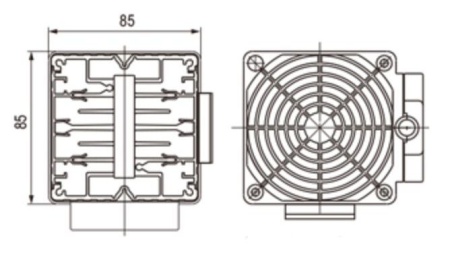 Нагреватель с вентилятором UNISPLIT 402S-400